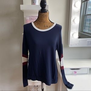 🍭Fashion Nova Navy Blue Shirt Size Medium